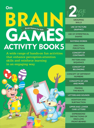 Activity Book : Brain Games For Kids : Brain Games Activity Book Level 2 : Book-5
