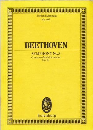 Symphony No. 5 C Minor: Op 67, Study Score,Used