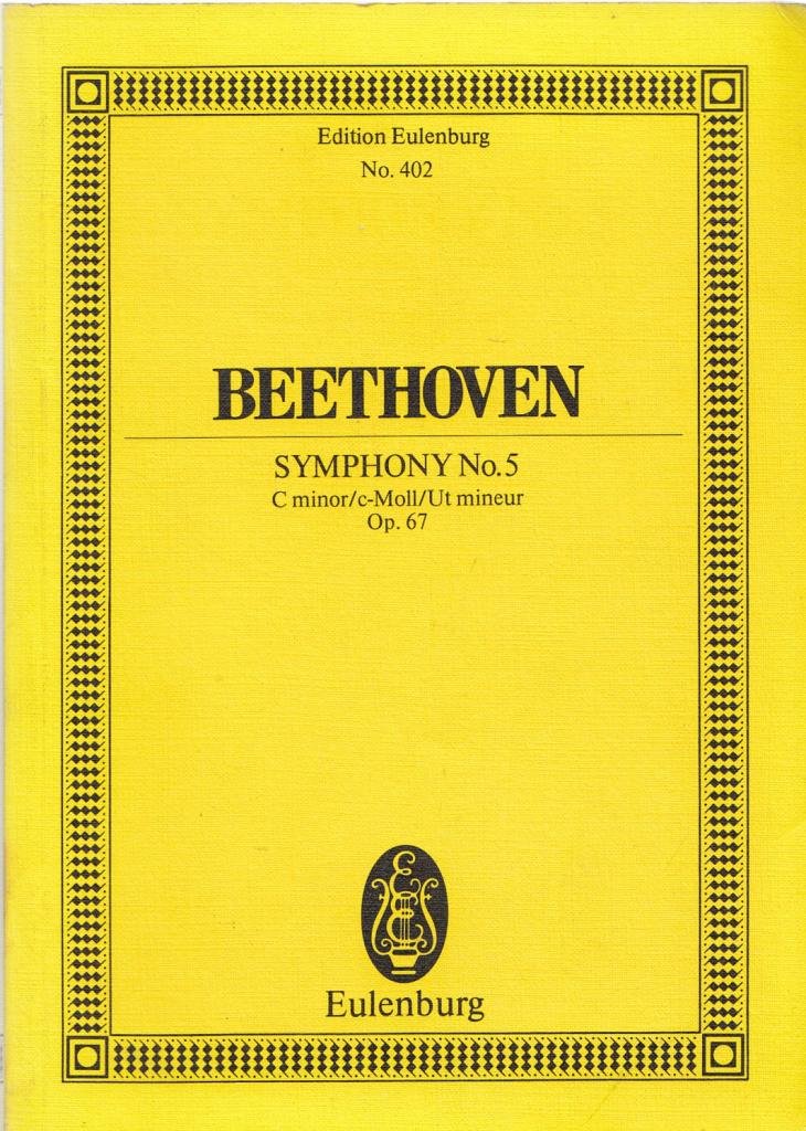 Symphony No. 5 C Minor: Op 67, Study Score,Used