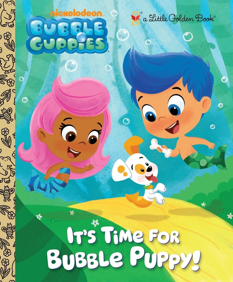 It'S Time For Bubble Puppy! (Bubble Guppies) (Little Golden Book)