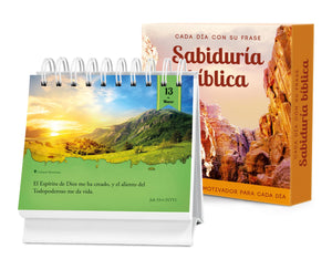 Cada da con su fraseSABIDURA BBLICA: Un diario Quotebook en prctico formato de escritorio (Spanish Edition),Used