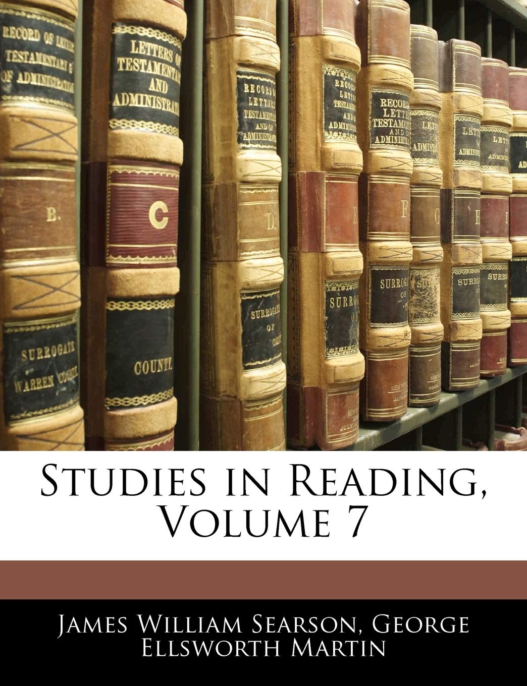 Studies in Reading, Volume 7,New