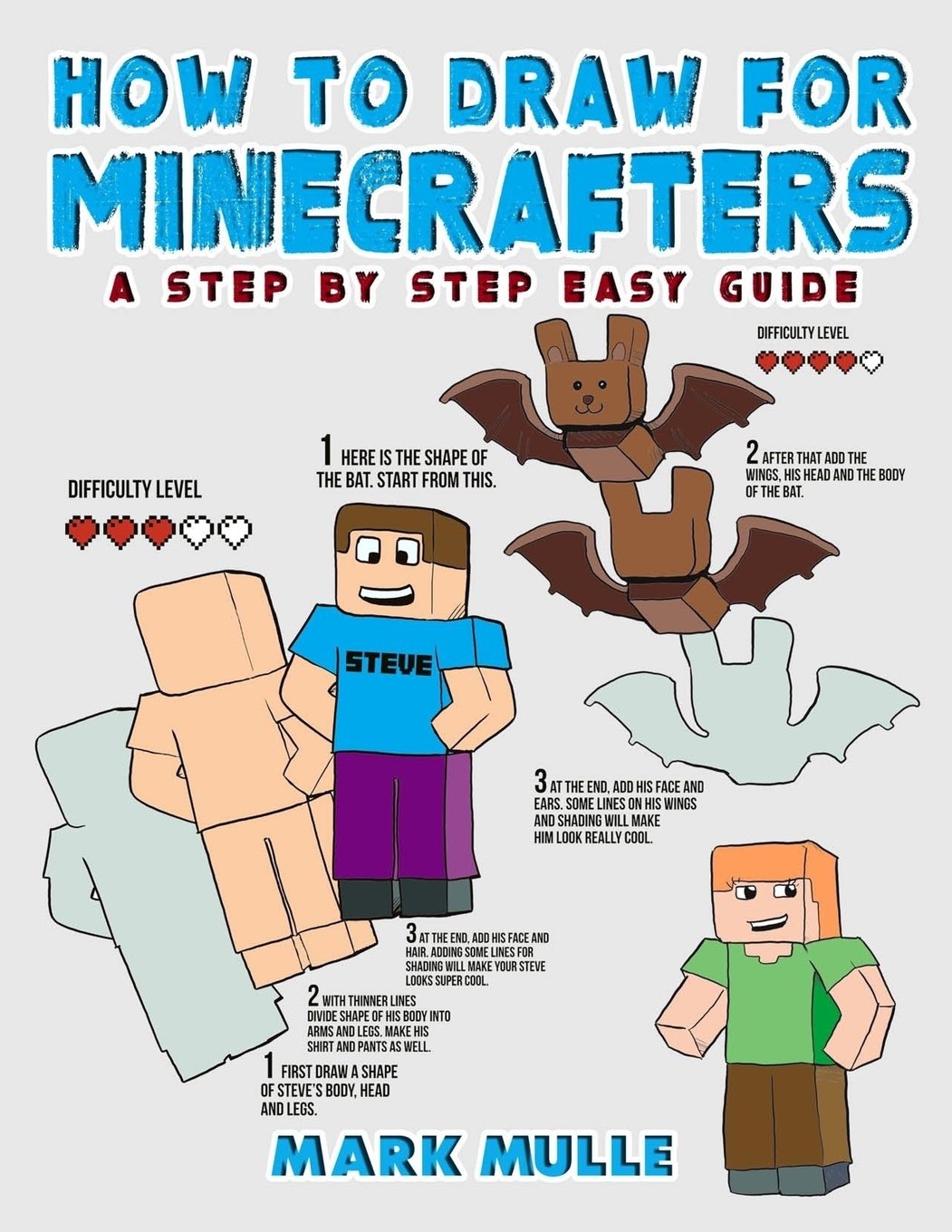 How To Draw For Minecrafters: A Step By Step Easy Guide (An Unofficial Minecraft Book),New