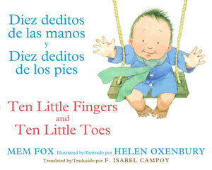Diez deditos de las manos y Diez deditos de los pies / Ten Little Fingers and Ten Little Toes bilingual board book (Spanish and ,Used