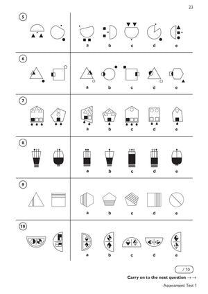 New 11+ GL NonVerbal Reasoning Practice Book & Assessment Tests  Ages 1011 (with Online Edition) (CGP 11+ GL),Used