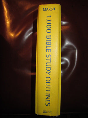 1000 Bible Study Outlines,Used