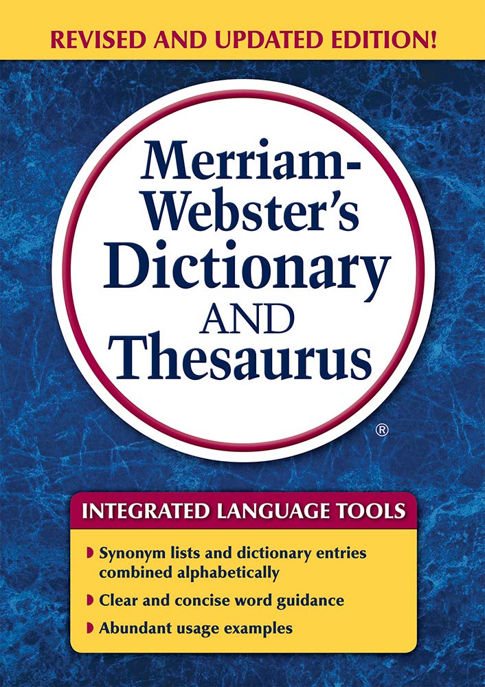 Merriamwebster'S Dictionary And Thesaurus,Used