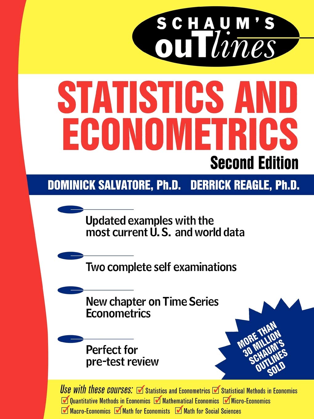 Schaum's Outline of Statistics and Econometrics, Second Edition (Schaum's Outline Series),Used