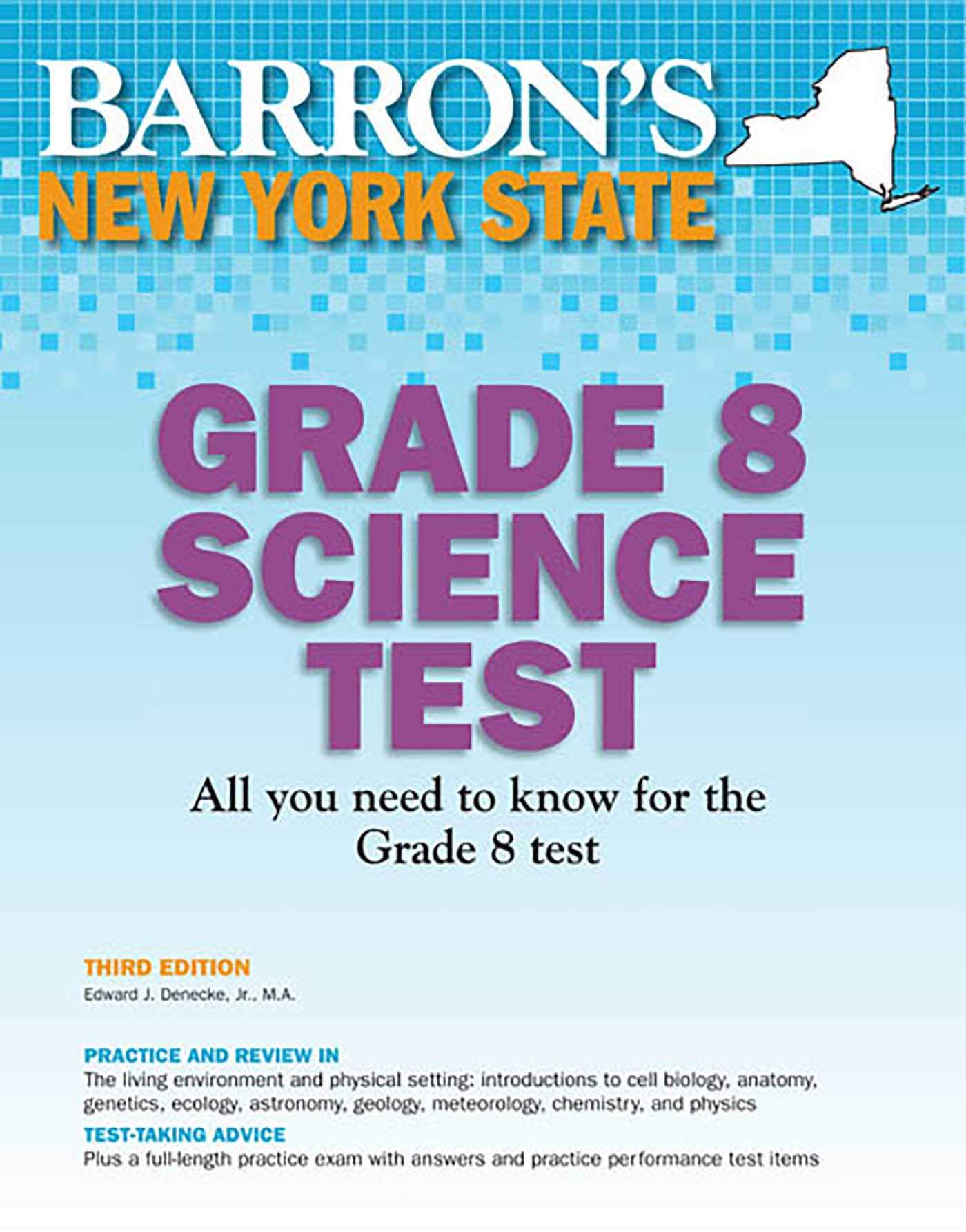 New York State Grade 8 Science Test (Barron's Test Prep NY),Used