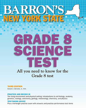 New York State Grade 8 Science Test (Barron's Test Prep NY),Used