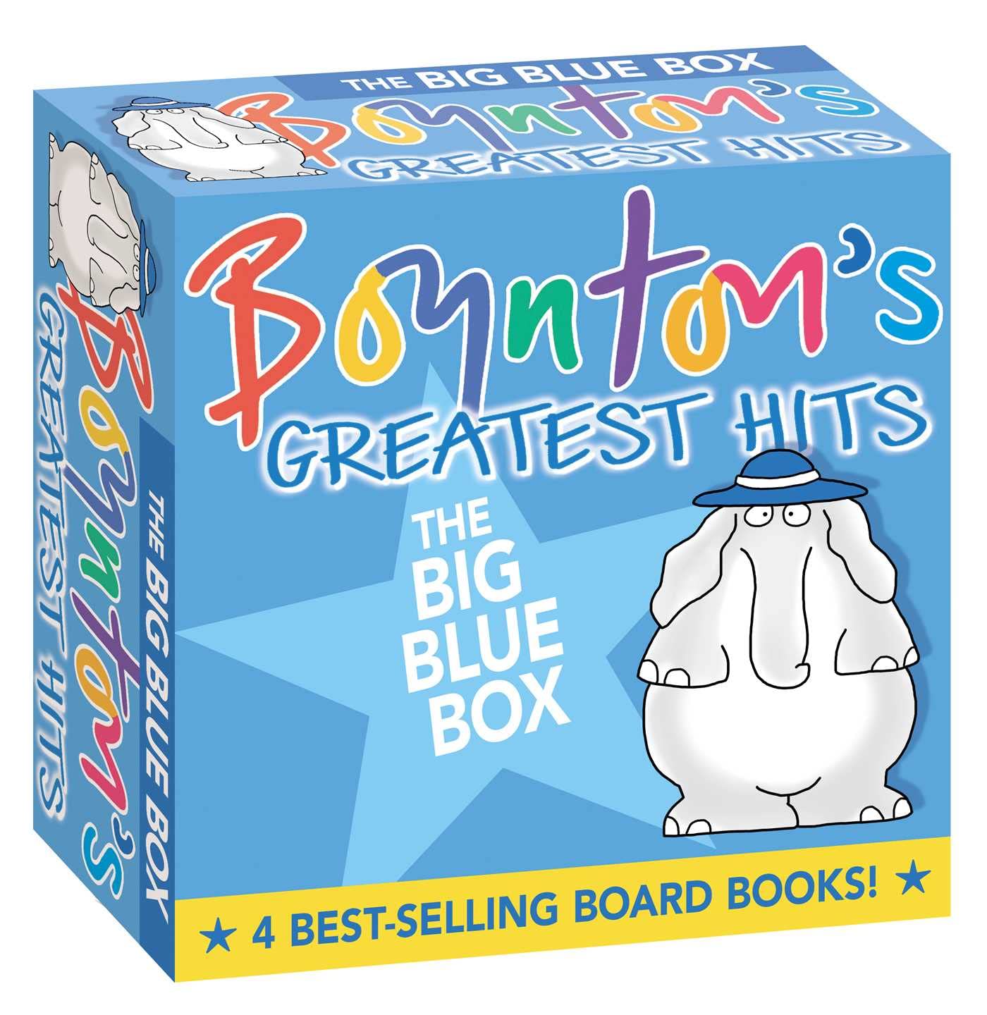 Boynton's Greatest Hits The Big Blue Box (Boxed Set): Moo, Baa, La La La!; A to Z; Doggies; Blue Hat, Green Hat,Used