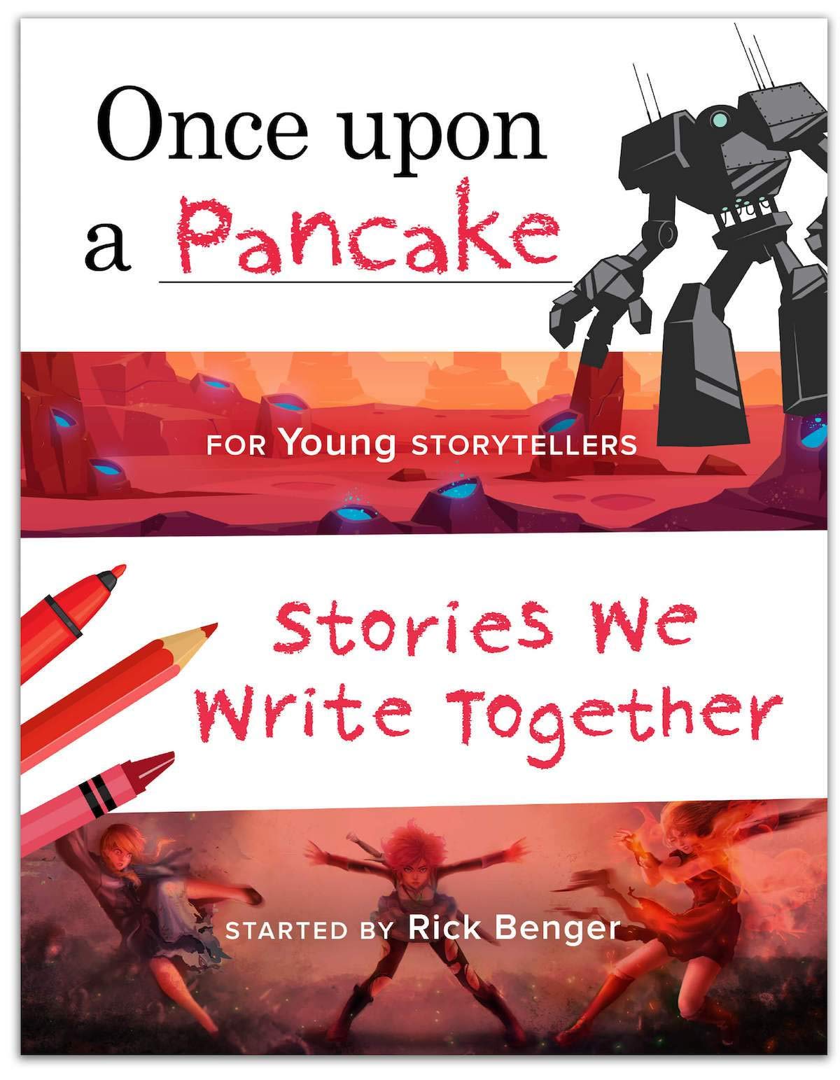 Once Upon A Pancake For Young Storytellers (Ages 912)  Creative, Interactive Activity Book For Kids,New