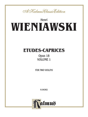 EtudesCaprices, Op. 18, Vol 1 (Kalmus Edition, Vol 1),Used