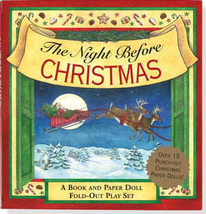 The Night Before Christmas: A Book And Paper Doll Foldout Play Set (Activity Book, Christmas) (Activity Book Series),Used