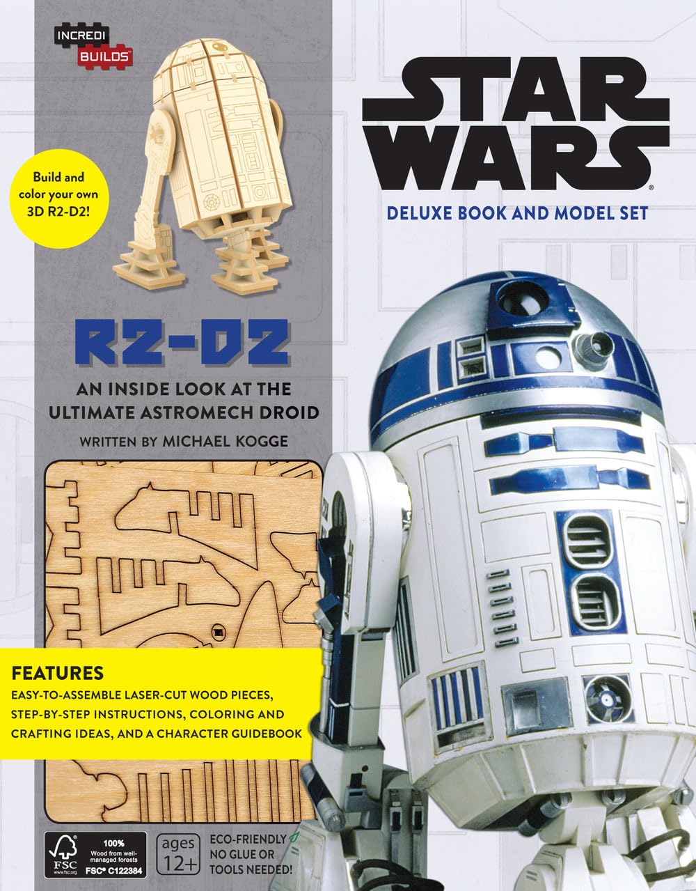 IncrediBuilds: Star Wars: R2D2 Deluxe Book and Model Set,New