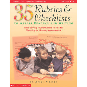 35 Rubrics & Checklists To Assess Reading And Writing (Grades K2),Used