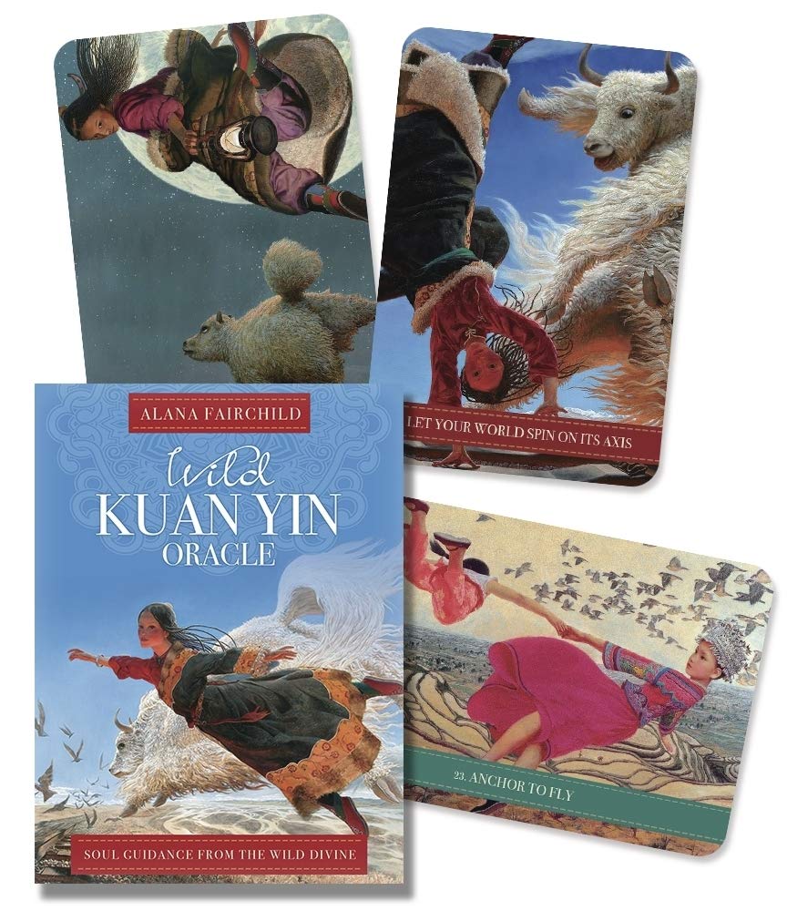 Wild Kuan Yin Oracle: Soul Guidance from the Wild Divine, for Free Spirits, Passionate Hearts & Dreamers of Impossible Dreams (W,Used