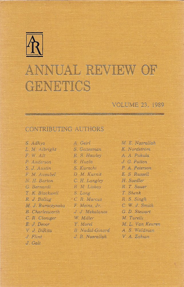 Annual Review of Genetics: 1989,Used