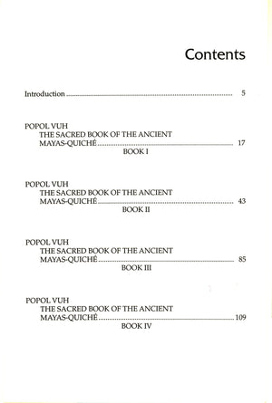 Popol Vuh: The Sacred Book of the Ancient Mayas Quiche,Used