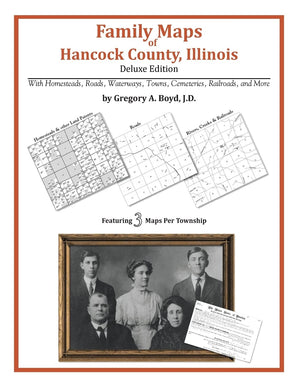 Family Maps of Hancock County, Illinois,Used