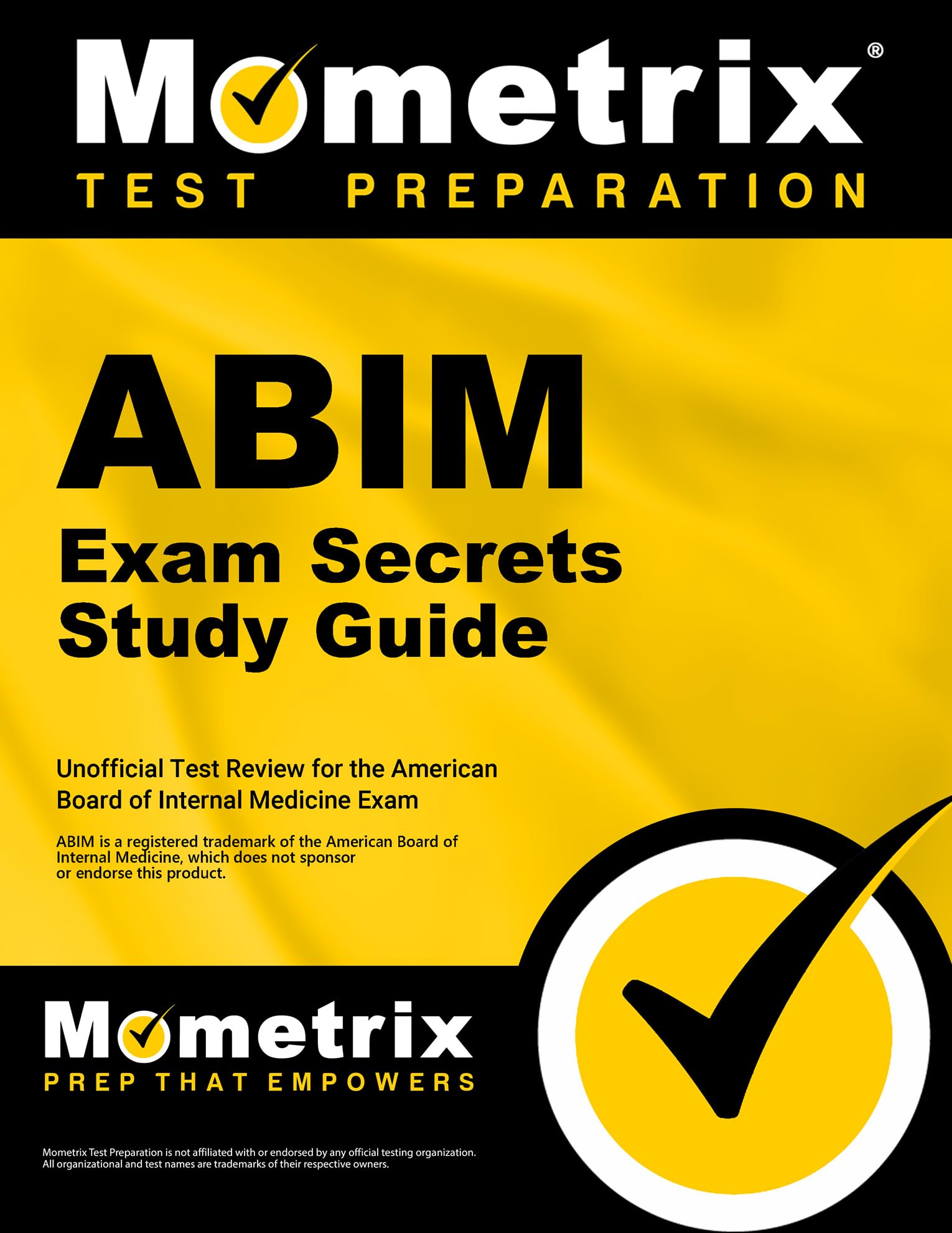 Abim Exam Secrets Study Guide: Abim Test Review For The American Board Of Internal Medicine Exam,Used