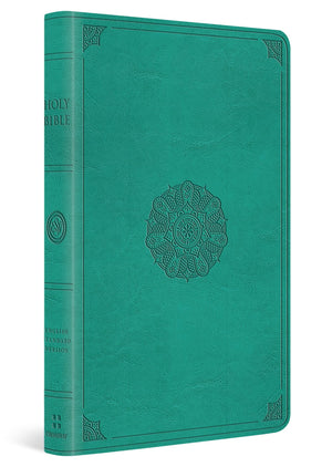 ESV Value Thinline Bible (TruTone, Turquoise, Emblem Design),Used
