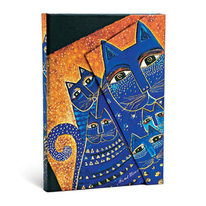 Mediterranean Cats Mini Hardcover Address Book, 128Pg, 120Gsm, Laurel Burch Collection By Paperblanks (Fantastic Felines)