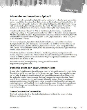 Maniac Magee: An Instructional Guide for Literature  Novel Study Guide for 4th8th Grade Literature with Close Reading and Writ,Used