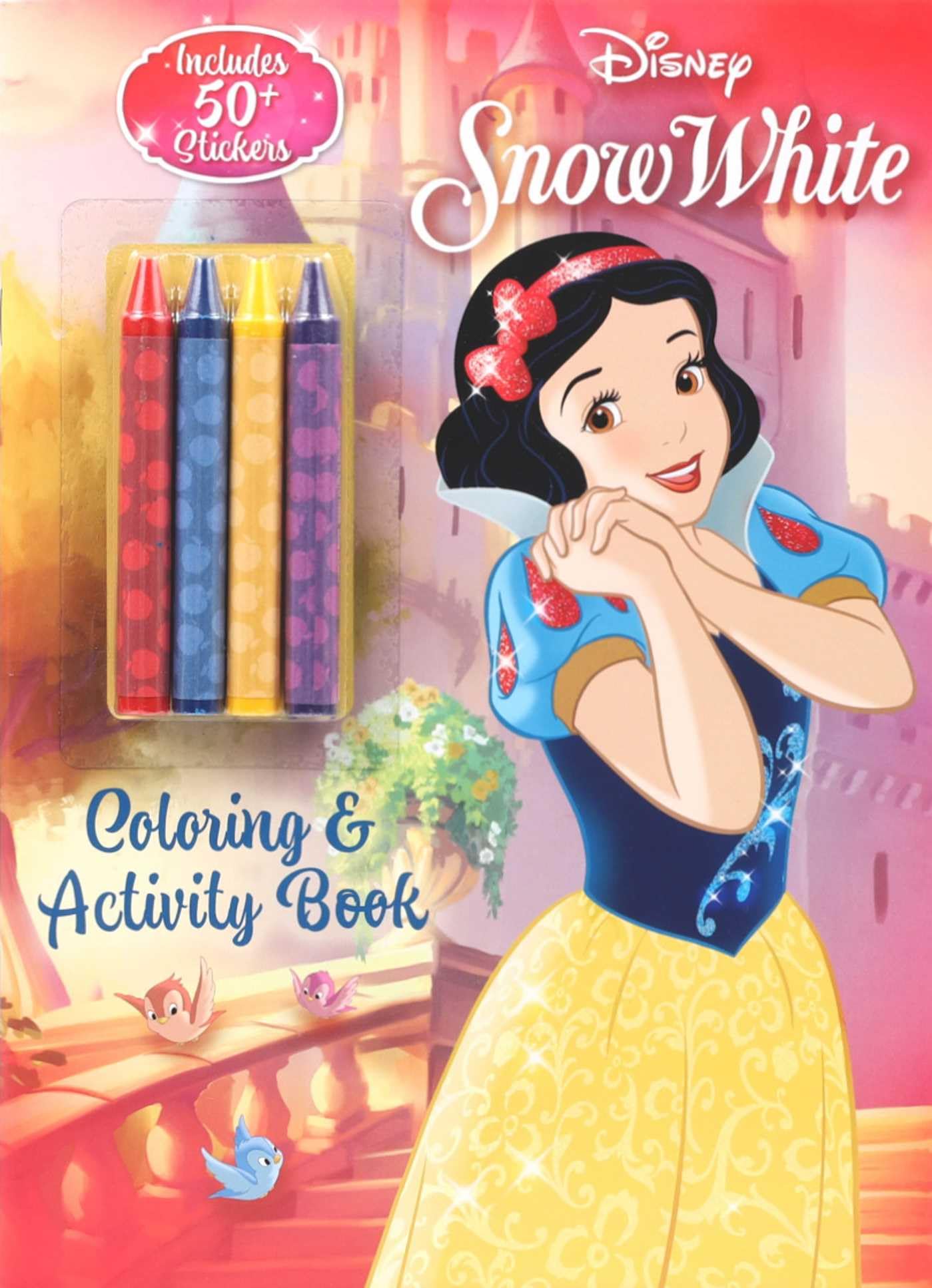 Disney: Snow White Coloring With Crayons (Coloring & Activity With Crayons),New