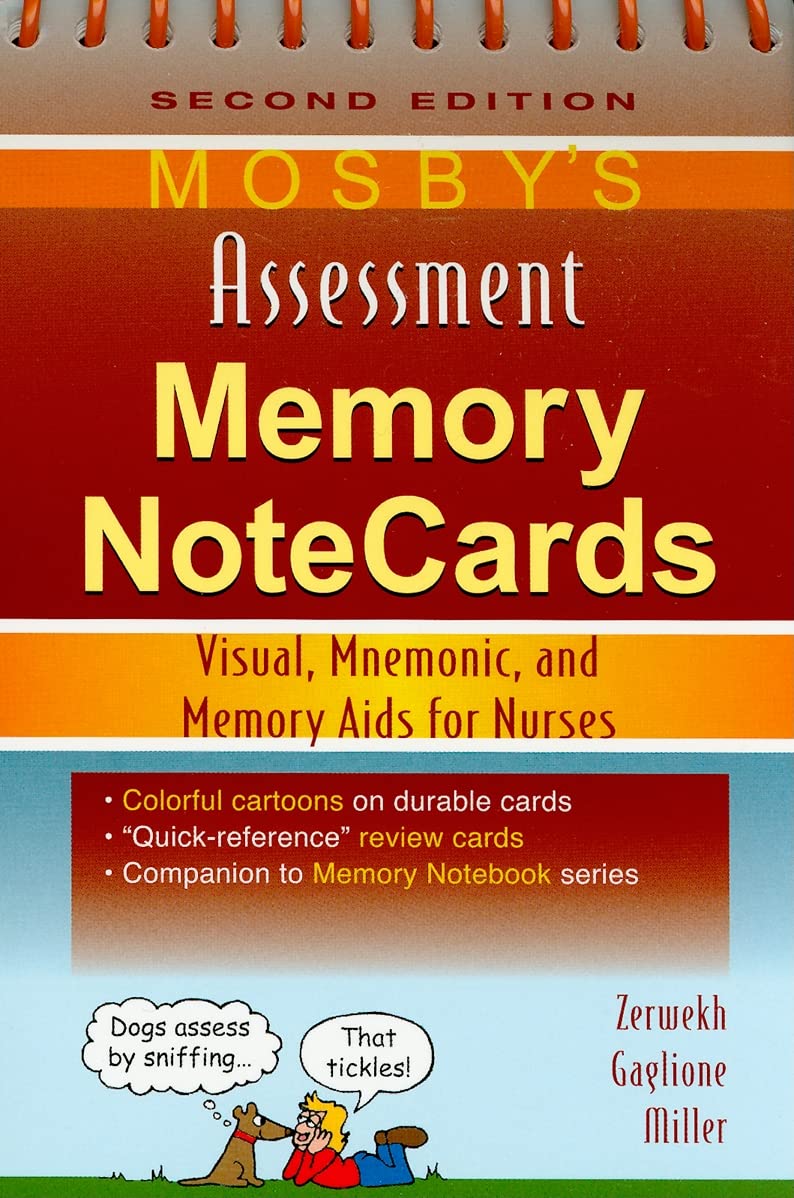 Mosby's Assessment Memory NoteCards,Used