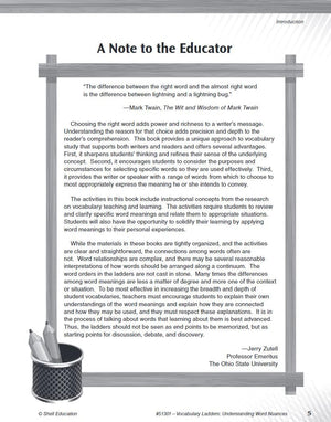 Vocabulary Ladders,Used