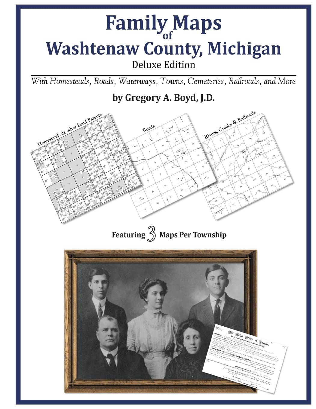 Family Maps of Washtenaw County, Michigan,Used