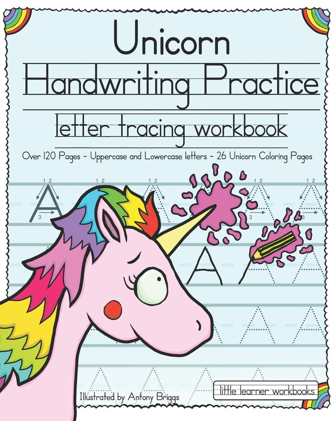 Unicorn Handwriting Practice: Letter Tracing Workbook (Little Learner Workbooks),Used