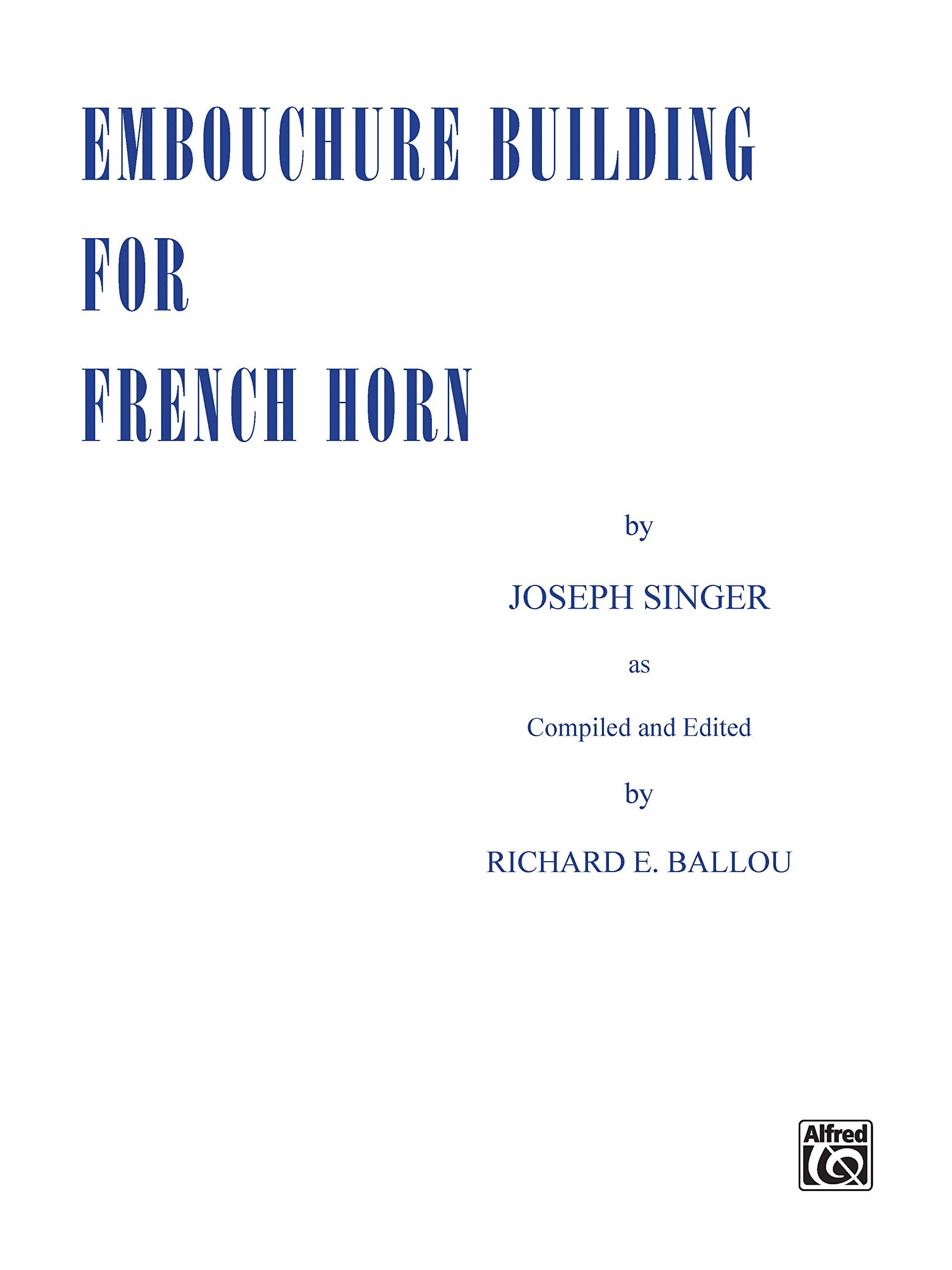 Embouchure Builder For French Horn,New