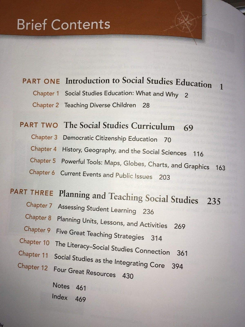 Social Studies in Elementary Education (14th Edition),Used
