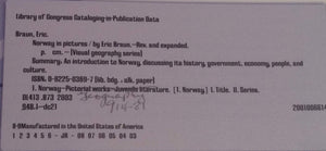 Norway in Pictures (Visual Geography Series),Used