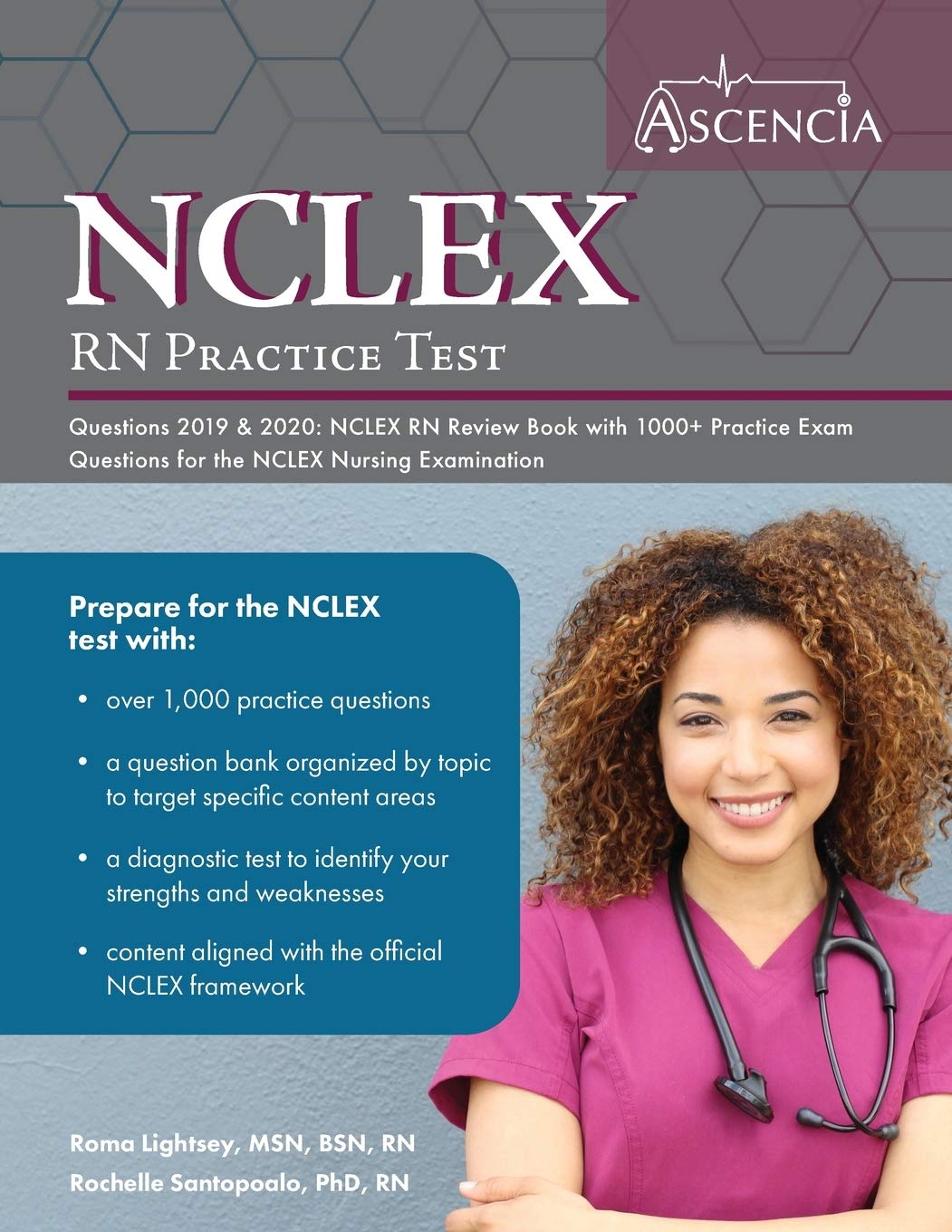 Nclexrn Practice Test Questions 2019 And 2020: Nclex Rn Review Book With 1000+ Practice Exam Questions For The Nclex Nursing Ex,Used