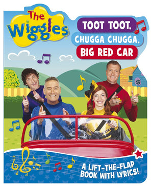 The Wiggles LifttheFlap Book with Lyrics: Toot, Toot, Chugga Chugga, Big Red Car,Used