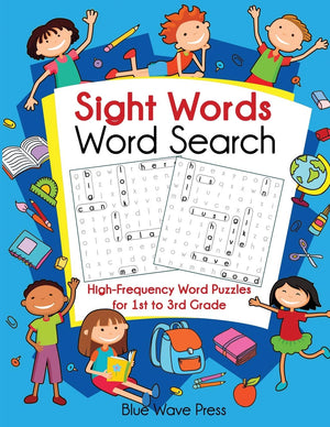 Sight Words Word Search: HighFrequency Word Puzzles for First Through Third Grade,Used