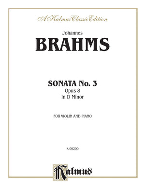 Sonata in D Minor, Op. 108, Kalmus Edition,Used