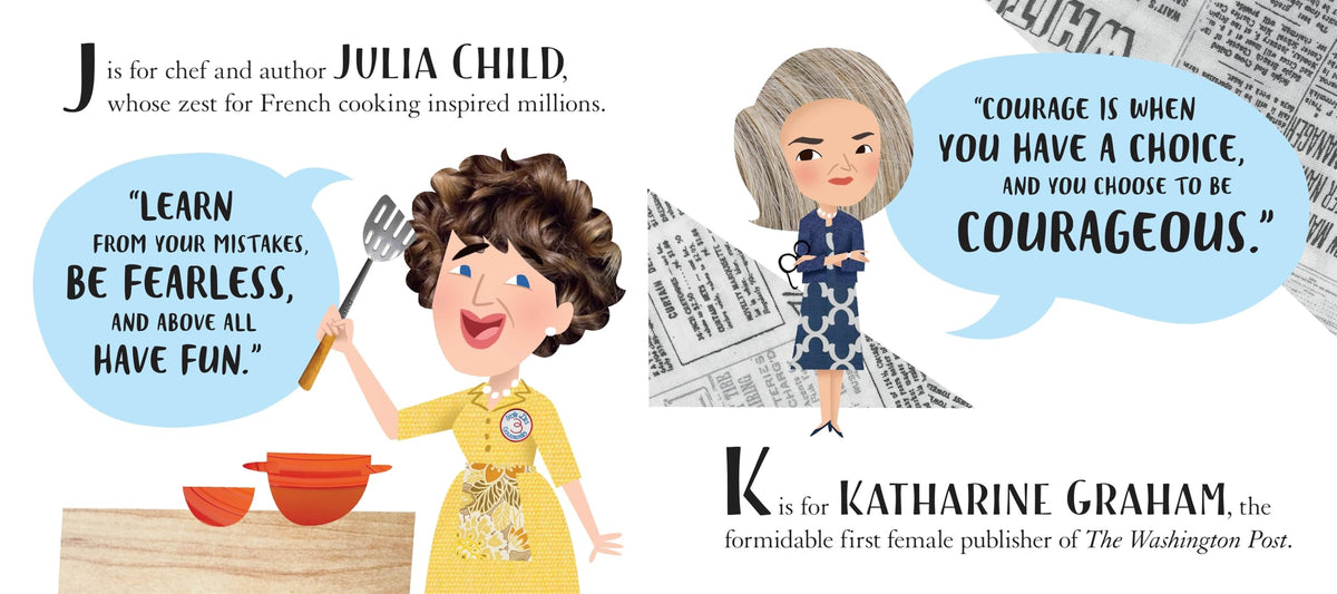A Is for Awesome!: 23 Iconic Women Who Changed the World,New