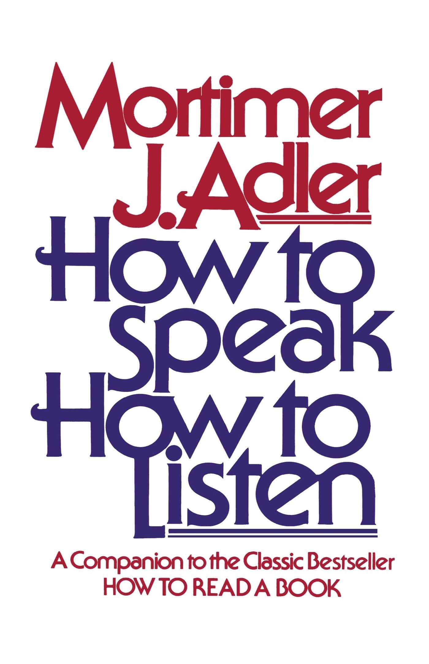 How To Speak How To Listen (A Guide To Effective Communication),New