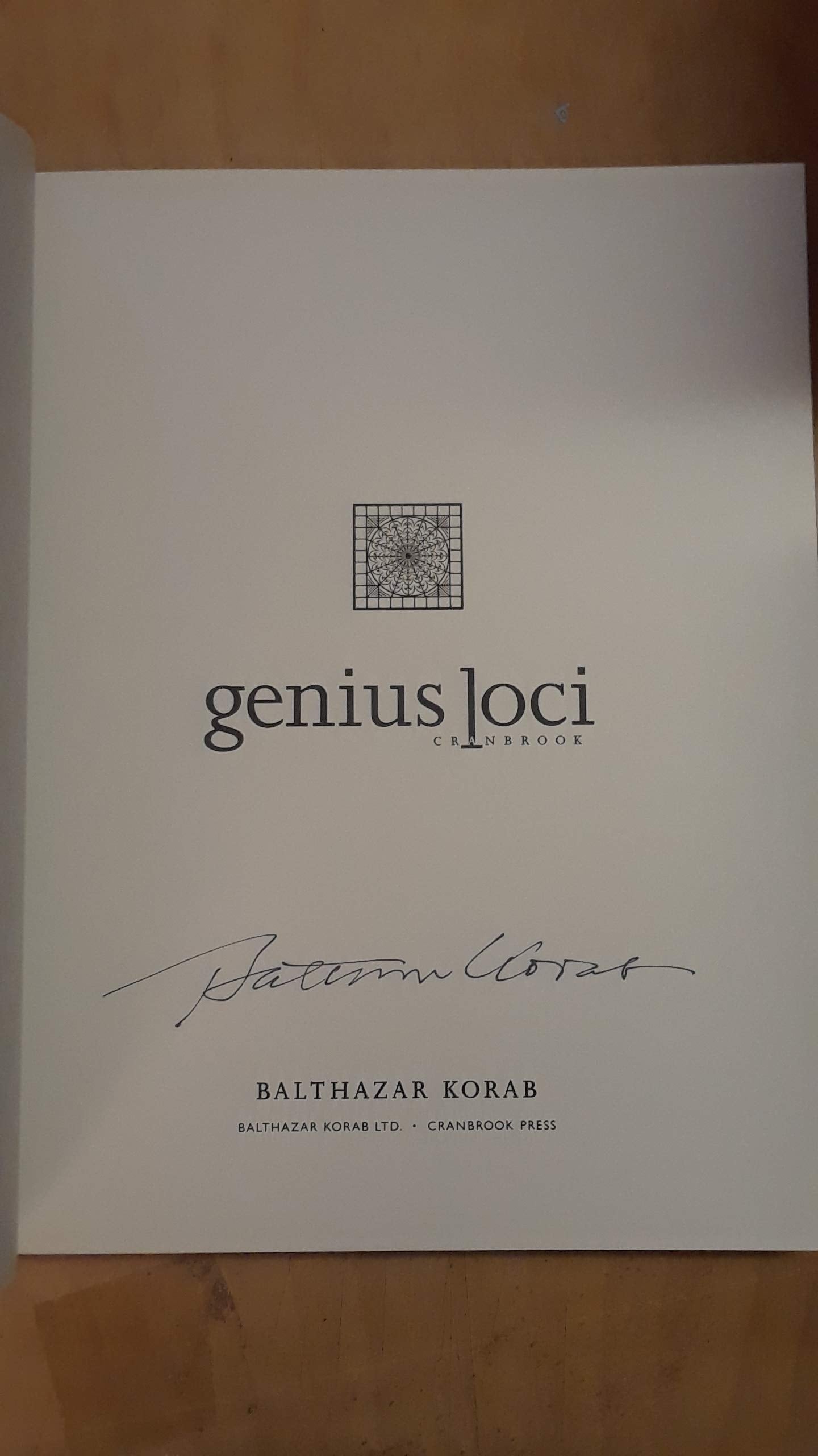 Genius Loci: Cranbrook,Used