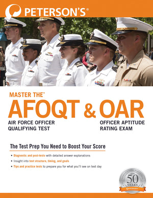 Master The Air Force Officer Qualifying Test (Afoqt) & Officer Aptitude Rating Exam (Oar),Used