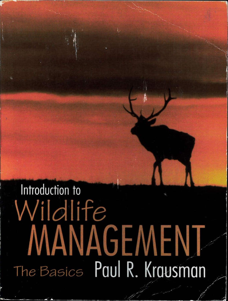 Introduction to Wildlife Management: The Basics,Used