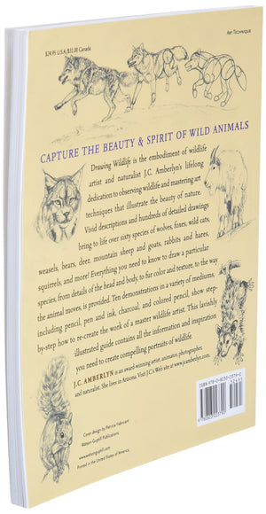 Watson-Guptill Drawing Wildlife Book - White Cover, Artistic Guide for Nature Illustrations