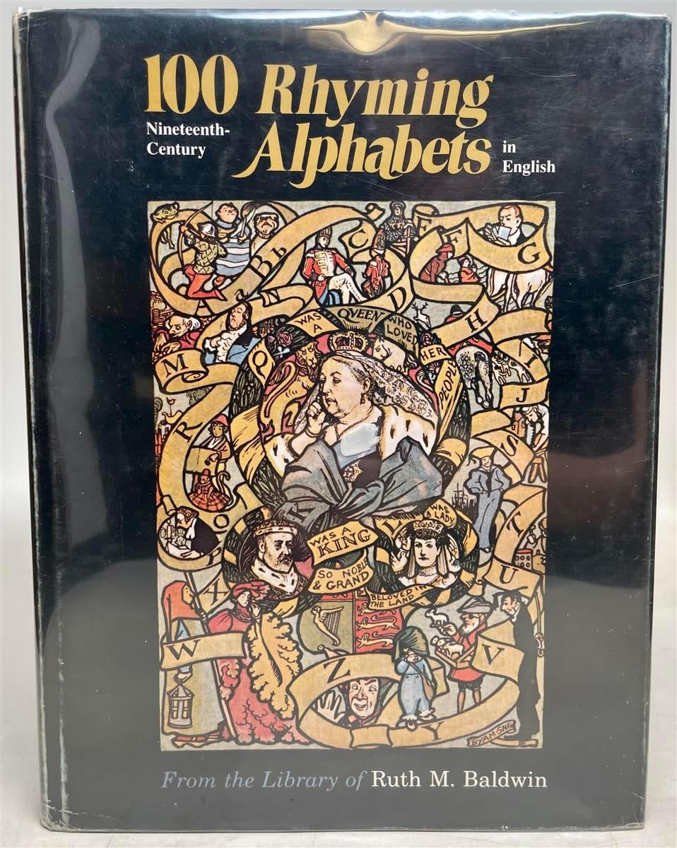 100 NineteenthCentury Rhyming Alphabets in English,Used