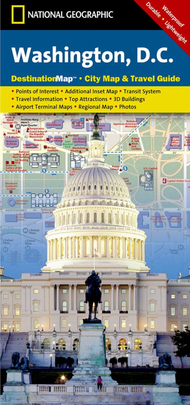 Washington D.C. (National Geographic Destination City Map),Used