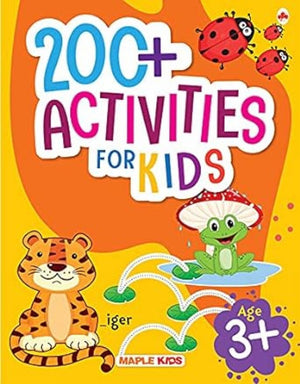 Brain Activity Book For Kids - 200+ Activities For Age 3+ - Kids Activity Book - Early Learning - Activities For Children - Maths, English, Mazes, Spot The Differences, Word Search