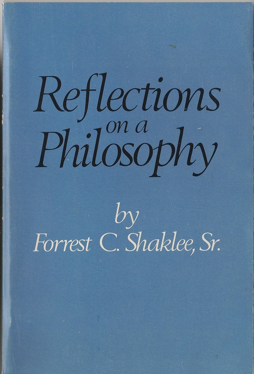 Reflections On A Philosophy,,New